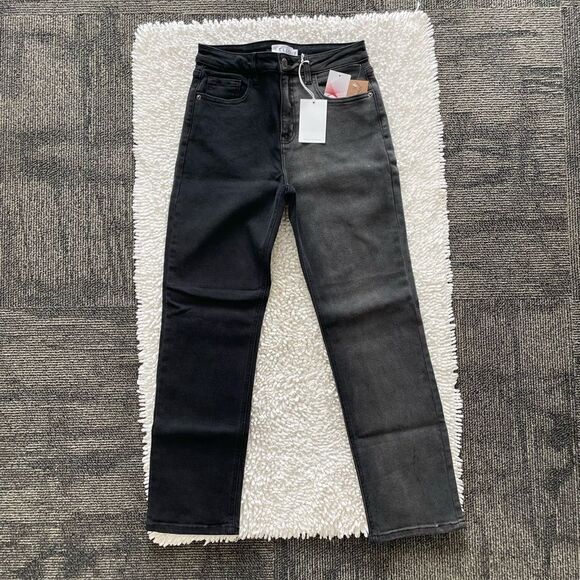 Cello High Rise Two Tone Straight-5 - Picture 1 of 5